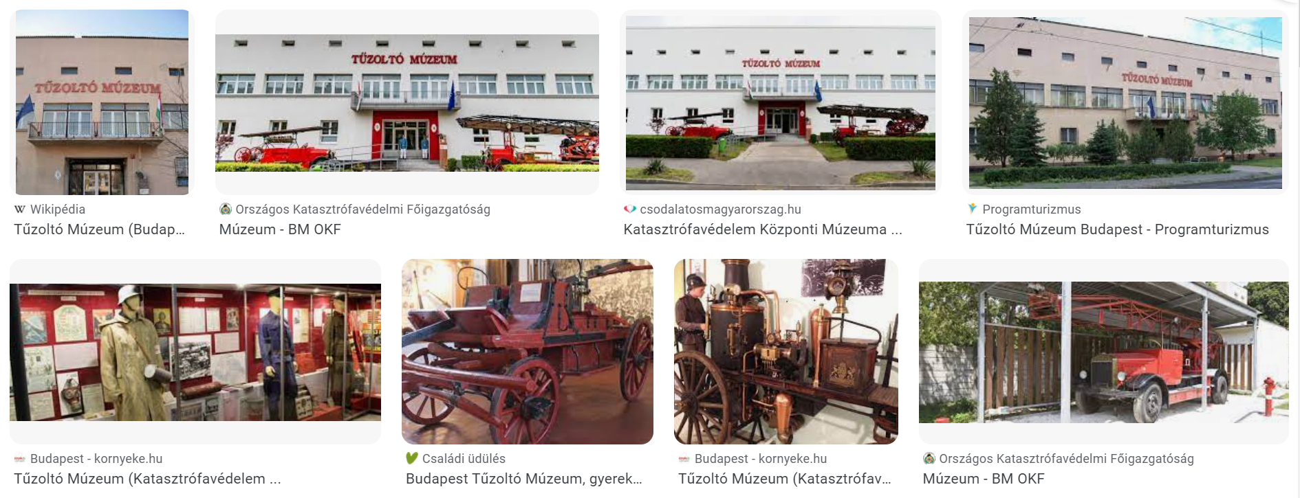 소방관들이 만든 부다페스트 소방 박물관 Tűzoltó Múzeum